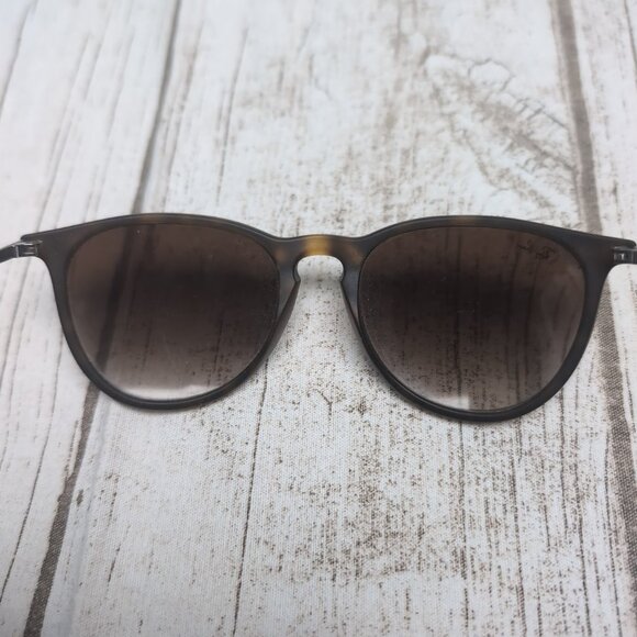 Ray-Ban RB4171 Erika Classic Sunglasses Dark Rubber Tortoise Frame - Picture 4 of 6